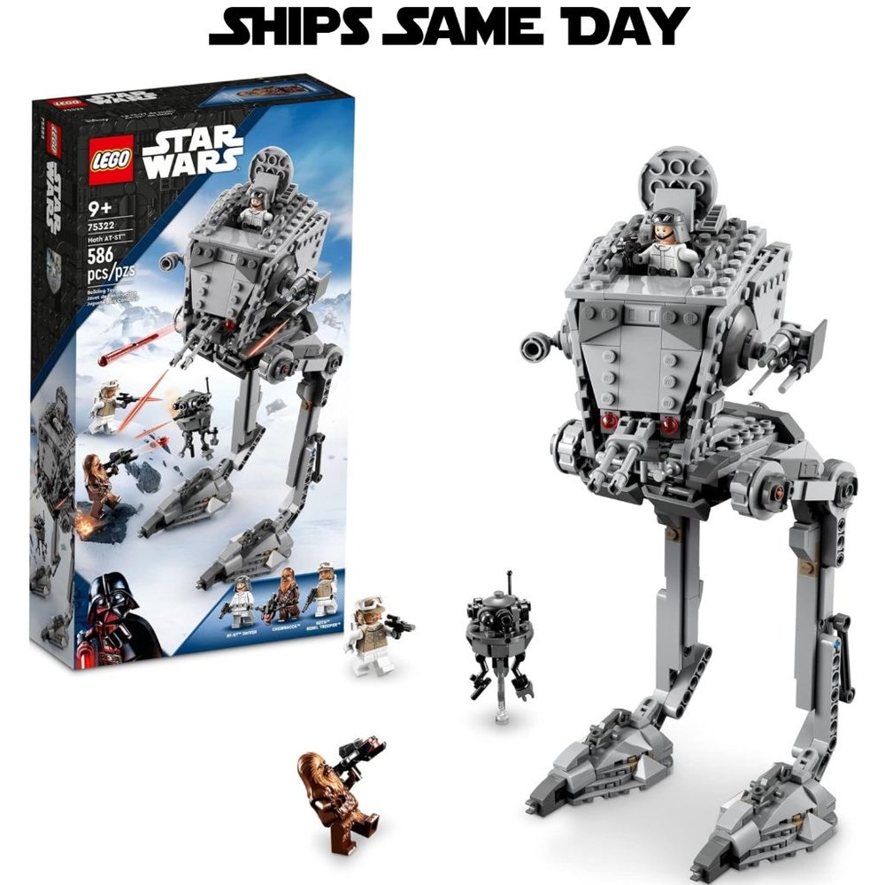 LEGO 75322 Hoth AT-ST STAR WARS Empire Strikes Back Chewbacca Mini - SEALED NEW